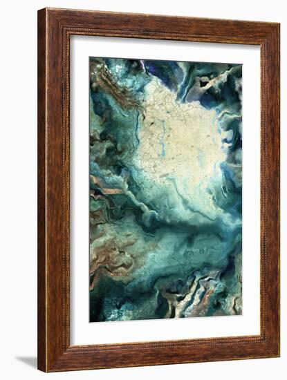 Neo Teal 1-Kimberly Allen-Framed Art Print