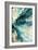 Neo Teal 2-Kimberly Allen-Framed Art Print