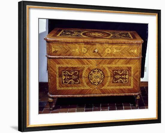 Neoclassical Style Chest, Giuseppe Maggiolini Style, Italy-null-Framed Giclee Print