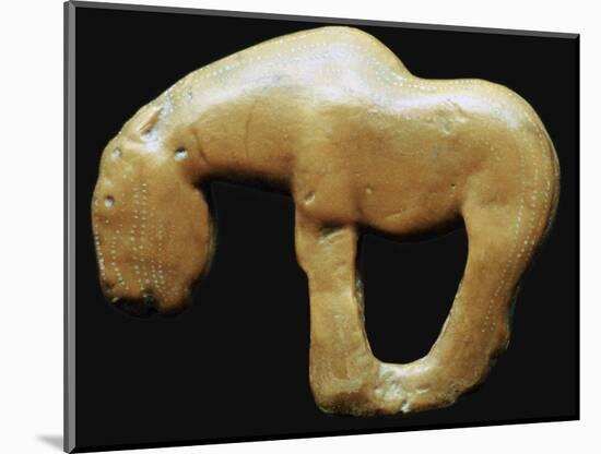 Neolithic amber horse. Artist: Unknown-Unknown-Mounted Photographic Print