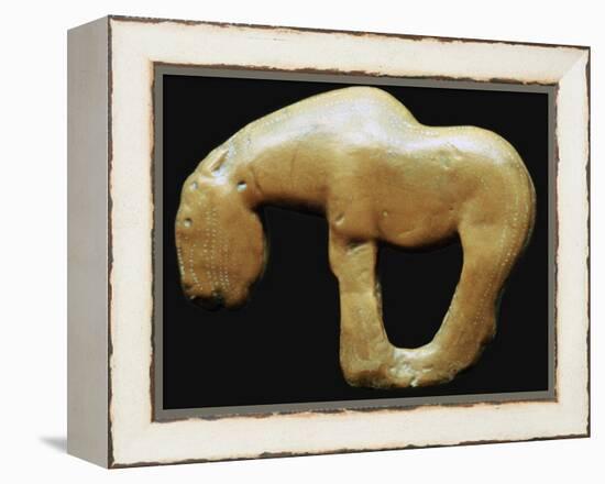 Neolithic amber horse. Artist: Unknown-Unknown-Framed Premier Image Canvas