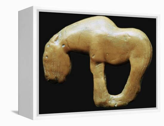 Neolithic amber horse. Artist: Unknown-Unknown-Framed Premier Image Canvas