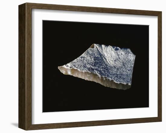 Neolithic stone scraper, one of the oldest artifacts to be found in the region-Werner Forman-Framed Giclee Print