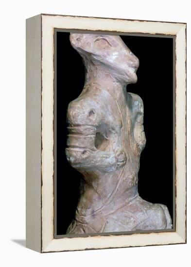 Neolithic Vinca Pottery Figure. Artist: Unknown-Unknown-Framed Premier Image Canvas