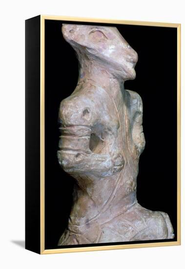 Neolithic Vinca Pottery Figure. Artist: Unknown-Unknown-Framed Premier Image Canvas