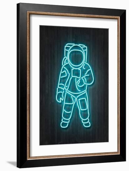 Neon Astronaut-Octavian Mielu-Framed Art Print
