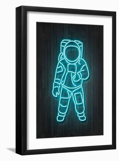 Neon Astronaut-Octavian Mielu-Framed Art Print