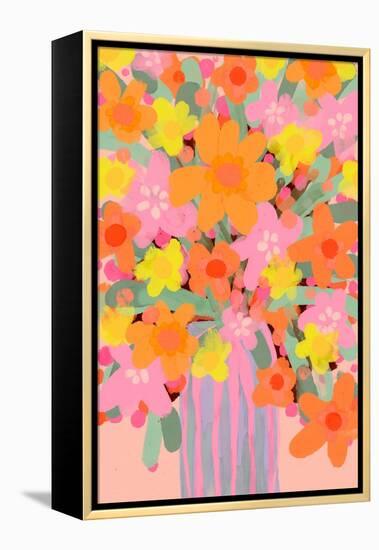 Neon Bouquet-Treechild-Framed Premier Image Canvas