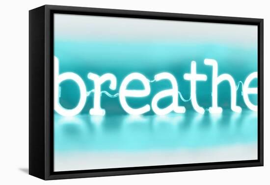 Neon Breathe AW-Hailey Carr-Framed Stretched Canvas