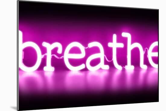 Neon Breathe PB-Hailey Carr-Mounted Art Print