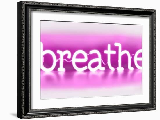 Neon Breathe PW-Hailey Carr-Framed Art Print