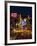 Neon Casino Signs Lit Up at Dusk, El Cortez, Fremont Street, the Strip, Las Vegas, Nevada, USA-null-Framed Photographic Print