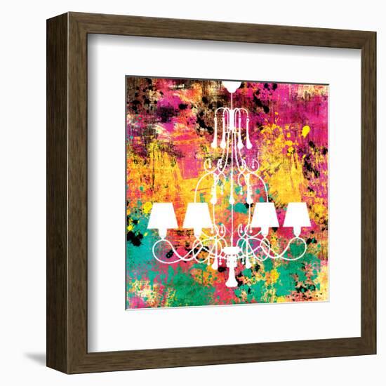 Neon Chandelier I-Miranda York-Framed Art Print