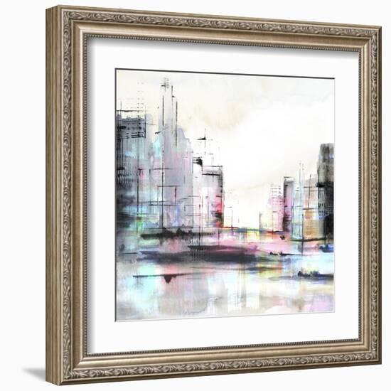 Neon City-PI Studio-Framed Art Print