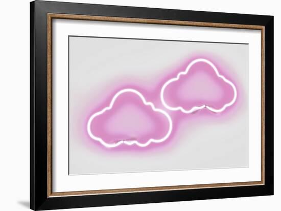 Neon Clouds PW-Hailey Carr-Framed Art Print