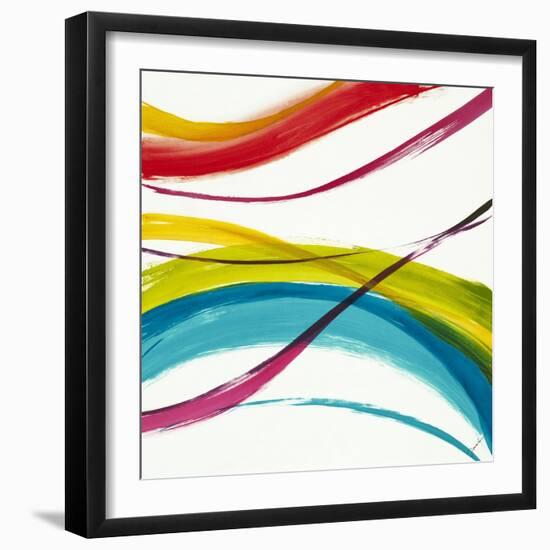 Neon Currents I-Liz Jardine-Framed Art Print