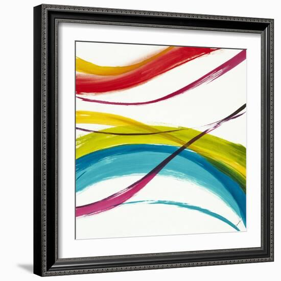 Neon Currents I-Liz Jardine-Framed Art Print