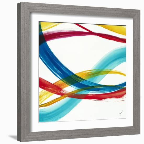 Neon Currents II-Liz Jardine-Framed Art Print