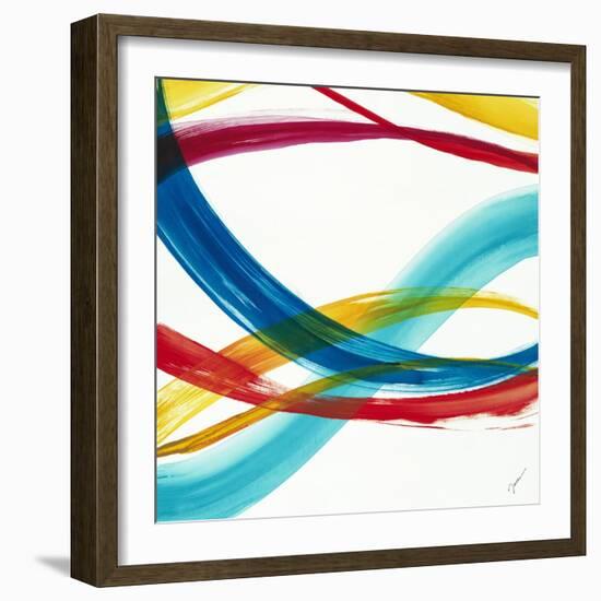 Neon Currents II-Liz Jardine-Framed Art Print