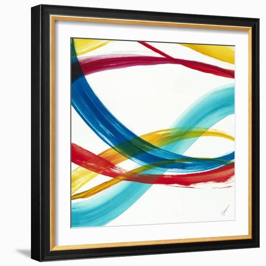 Neon Currents II-Liz Jardine-Framed Art Print