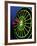 Neon Darts and Dartboard-null-Framed Photographic Print