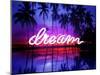 Neon Dream Beach PB-Hailey Carr-Mounted Art Print