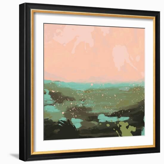 Neon Expanse I-Jacob Green-Framed Art Print