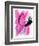 Neon Flamingos I-Jennifer Paxton Parker-Framed Art Print