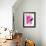 Neon Flamingos I-Jennifer Paxton Parker-Framed Art Print displayed on a wall