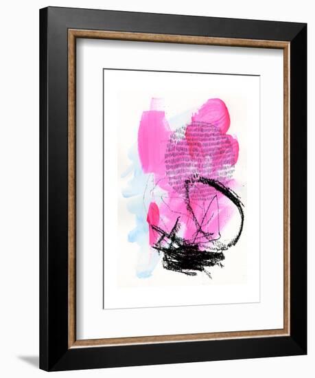 Neon Flamingos II-Jennifer Paxton Parker-Framed Art Print