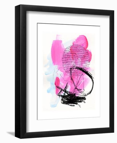 Neon Flamingos II-Jennifer Paxton Parker-Framed Art Print