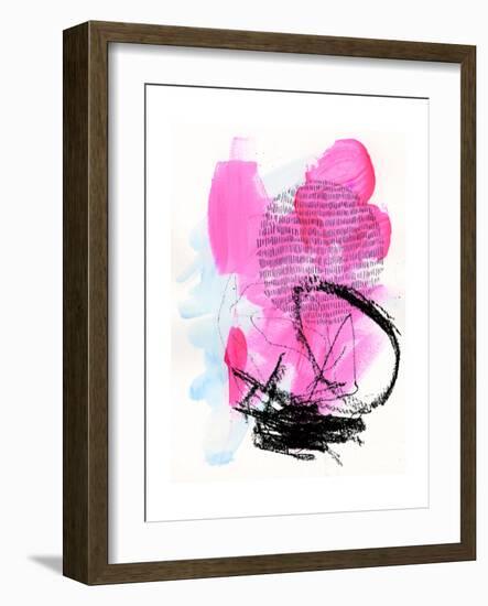 Neon Flamingos II-Jennifer Paxton Parker-Framed Premium Giclee Print