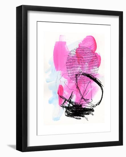 Neon Flamingos II-Jennifer Paxton Parker-Framed Premium Giclee Print