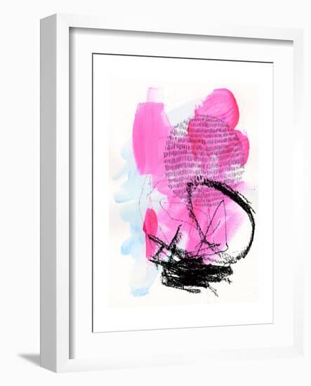 Neon Flamingos II-Jennifer Paxton Parker-Framed Premium Giclee Print