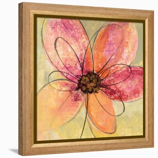 Neon Floral III-Silvia Vassileva-Framed Stretched Canvas