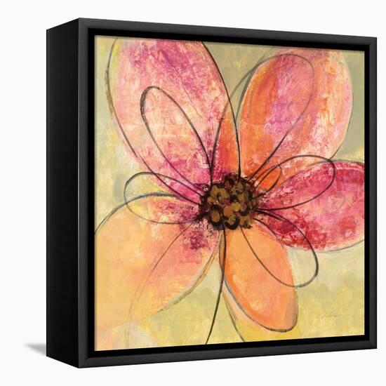 Neon Floral III-Silvia Vassileva-Framed Stretched Canvas