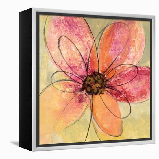 Neon Floral III-Silvia Vassileva-Framed Stretched Canvas