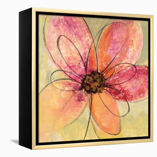 Neon Floral III-Silvia Vassileva-Framed Stretched Canvas