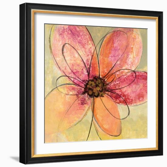 Neon Floral III-Silvia Vassileva-Framed Art Print