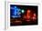 Neon Glow, Ocean Boulevard , Miami Beach-George Oze-Framed Photographic Print