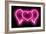 Neon Heart Wings PB-Hailey Carr-Framed Art Print