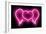 Neon Heart Wings PB-Hailey Carr-Framed Art Print