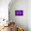 Neon light frame glowing in rocks. Energy square, show-Michal Bednarek-Framed Stretched Canvas displayed on a wall