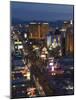 Neon Lights of the The Strip at Night, Las Vegas, Nevada, United States of America, North America-Kober Christian-Mounted Photographic Print