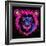 Neon Lion-null-Framed Premium Giclee Print