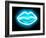 Neon Lips AB-Hailey Carr-Framed Art Print