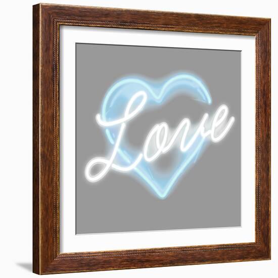 Neon Love AW-Hailey Carr-Framed Art Print