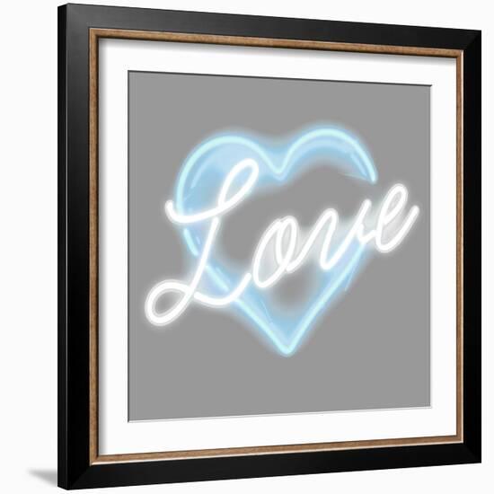 Neon Love AW-Hailey Carr-Framed Art Print