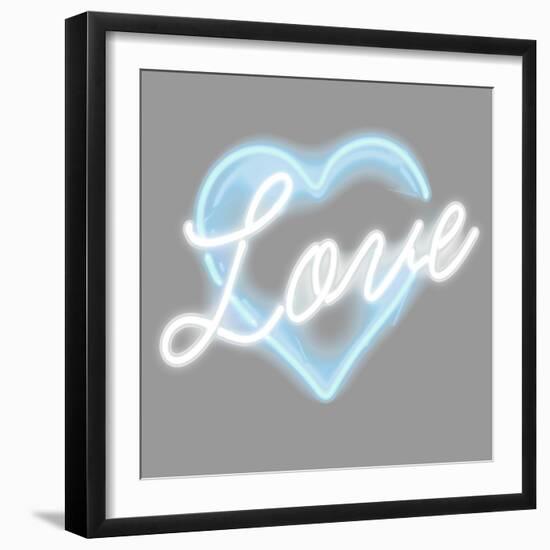 Neon Love AW-Hailey Carr-Framed Art Print