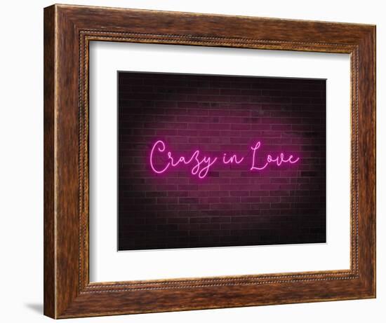 Neon Love II-Grace Popp-Framed Premium Giclee Print